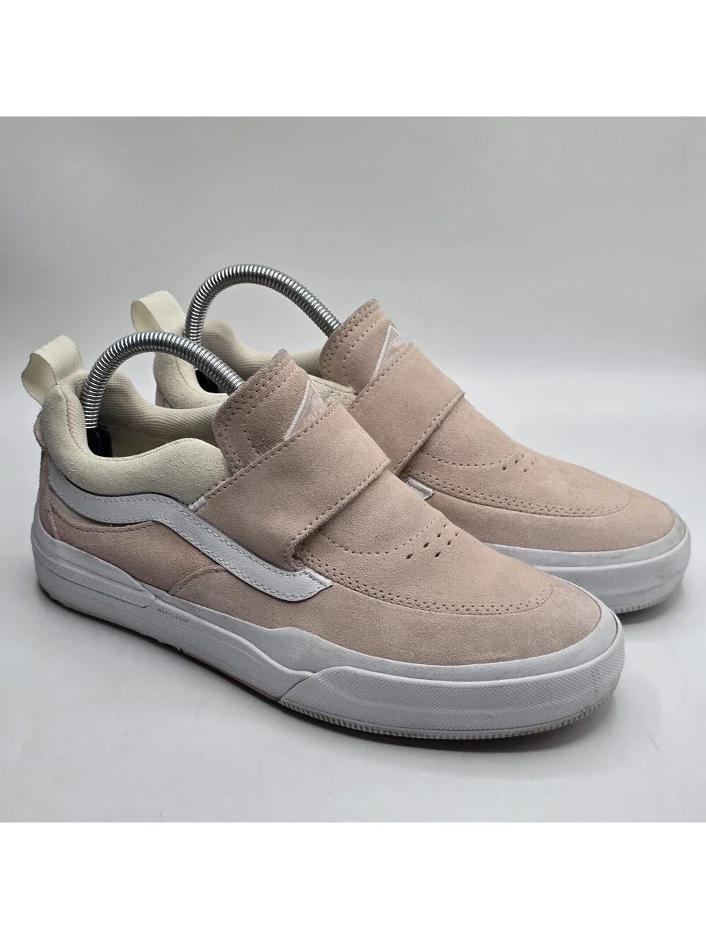 Vans Kyle Walker Pro Strap Pink Suede Skate Shoes Mens Size 7 Womens 8.5